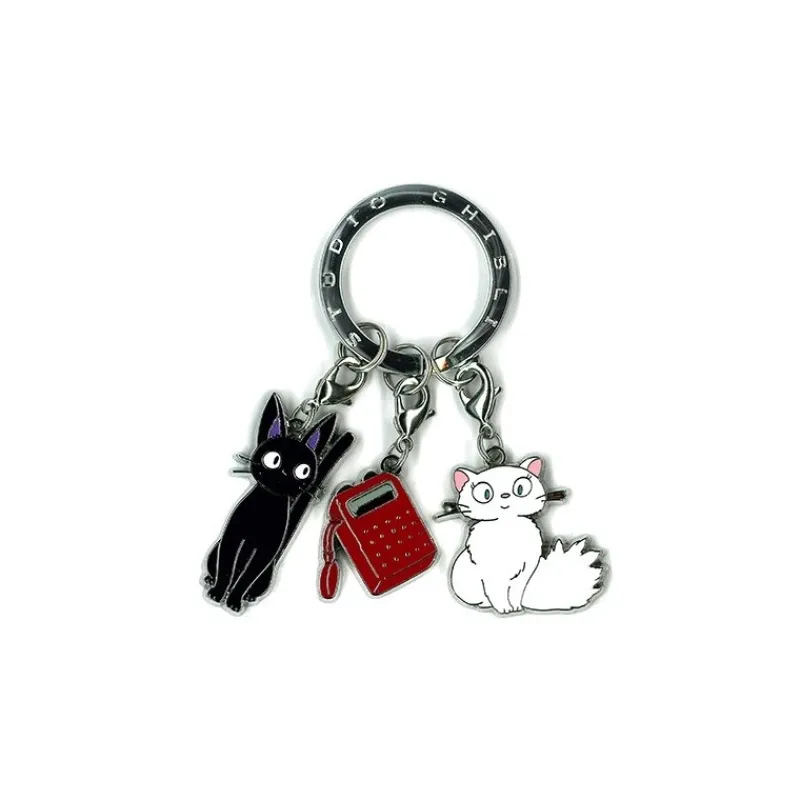Maison Ghibli Metal Key Chain Kiki 3 characters - Kiki'S Delivery Service | Keychains