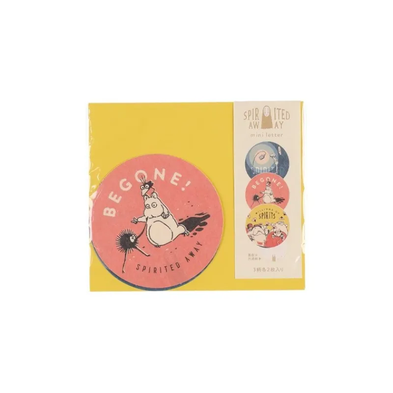 Maison Ghibli Mini Letter Set Pastels - Spirited Away | Postcards And Letter Papers