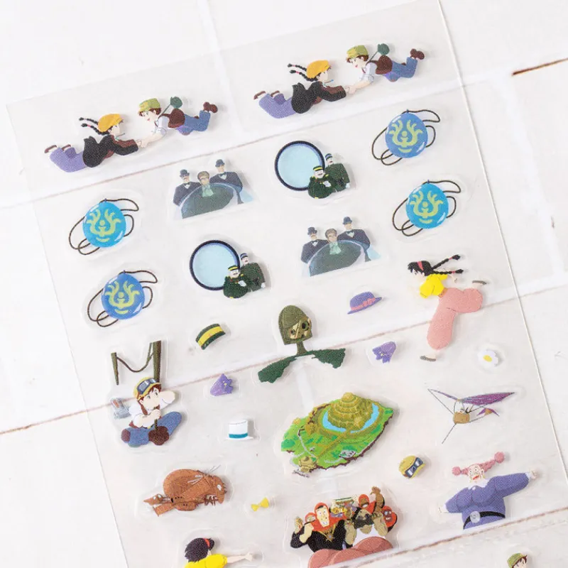 Maison Ghibli Mini Schedule Stickers Collection 1 - Castle in the Sky | Small Equipment