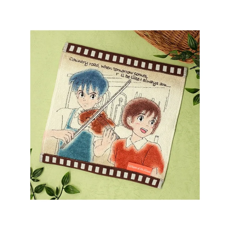 Maison Ghibli Mini Towel Celluloid Shizuku & Seiji - Whisper of the Heart | Household Linen