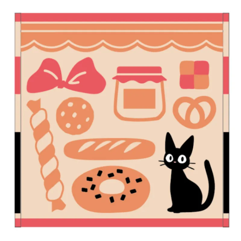 Maison Ghibli Mini Towel Jiji's Bakery 25x25 cm - Kiki's Delivery Service | Household Linen