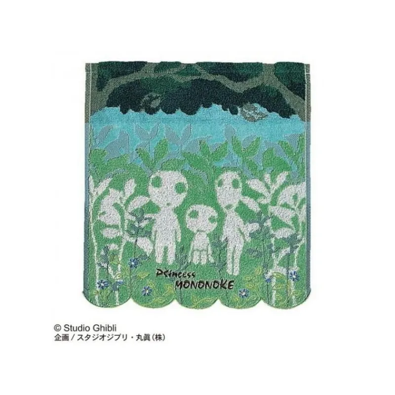 Maison Ghibli Mini Towel Kodama 34x36 cm - Princess Mononoke | Household Linen
