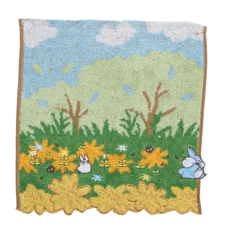 Maison Ghibli Mini Towel Medium & Small Totoro racing 25x25 cm - My Neighbor Totoro | Household Linen