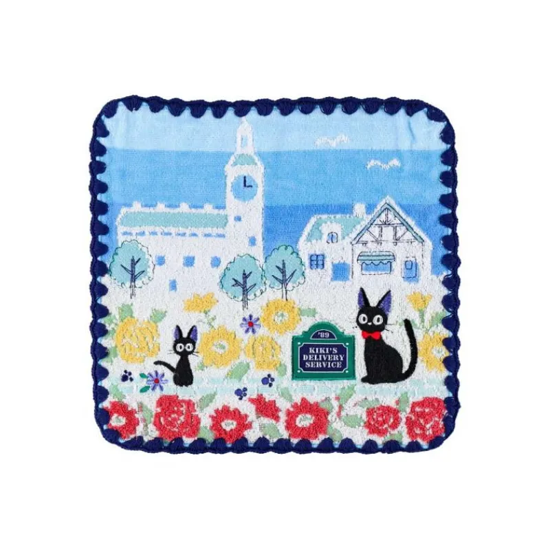 Maison Ghibli Mini Towel Streets of Paris 25x25 cm - Kiki's Delivery Service | Household Linen