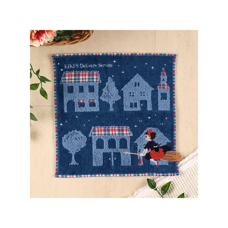 Maison Ghibli Mini Towel The Night of Departure 25x25 cm - Kiki's Delivery Service | Household Linen