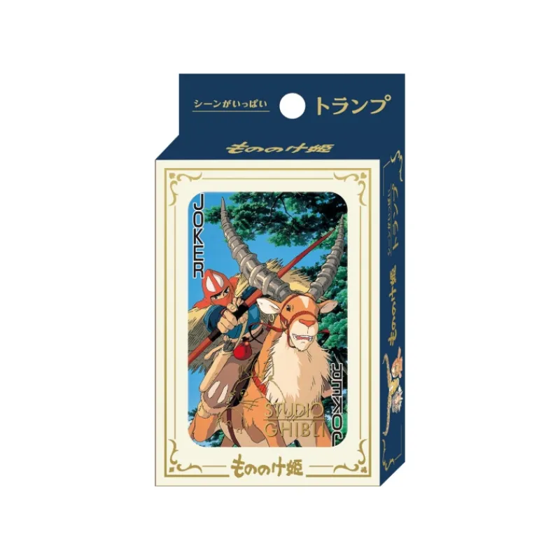 Maison Ghibli Movie Scenes Playing Cards - Princess Mononoke | Playing Cards
