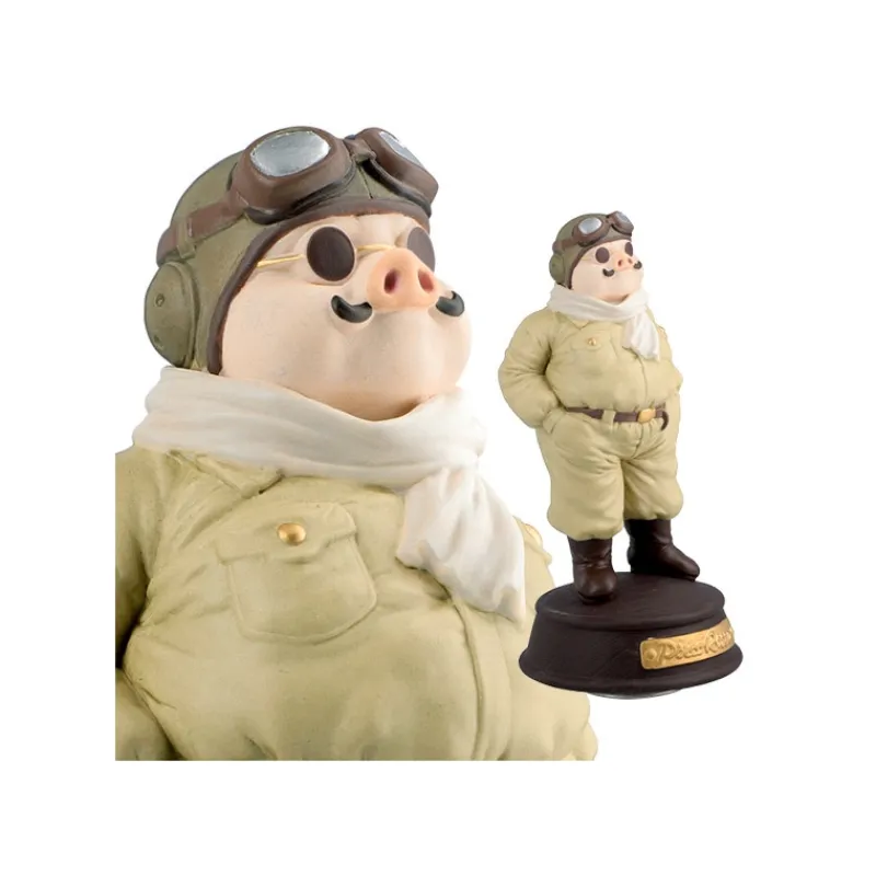 Maison Ghibli Music Box Marco in flying suit - Porco Rosso | Music Boxes
