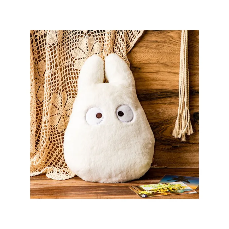 Maison Ghibli Nakayoshi Crushion White Totoro  - My Neighbor Totoro | Pillow