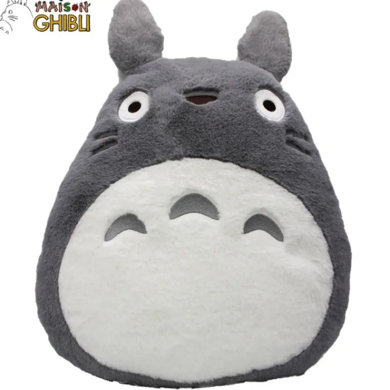 Maison Ghibli Nakayoshi Cushion Grey Totoro - My Neighbor Totoro | Pillow