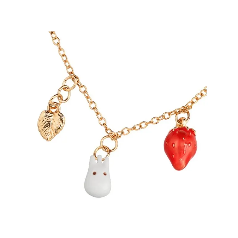 Maison Ghibli Necklace Strawberry and White Totoro - My Neighbor Totoro | Jewellery