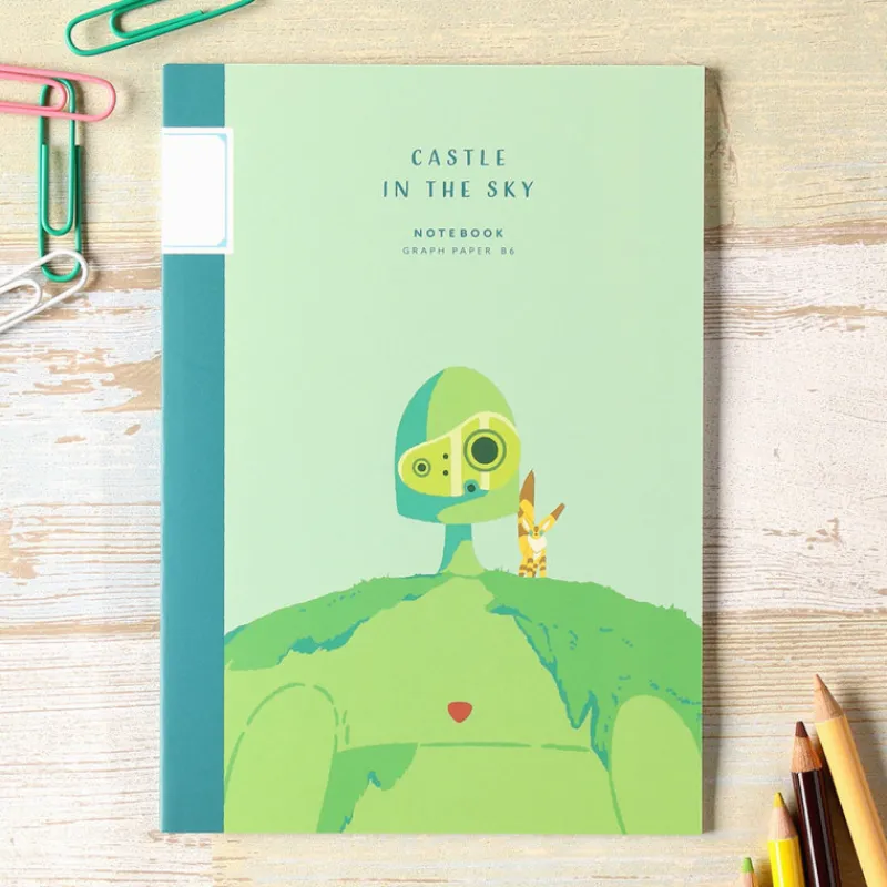 Maison Ghibli Notebook B6 Robot - Castle in the Sky | Notebooks And Notepads
