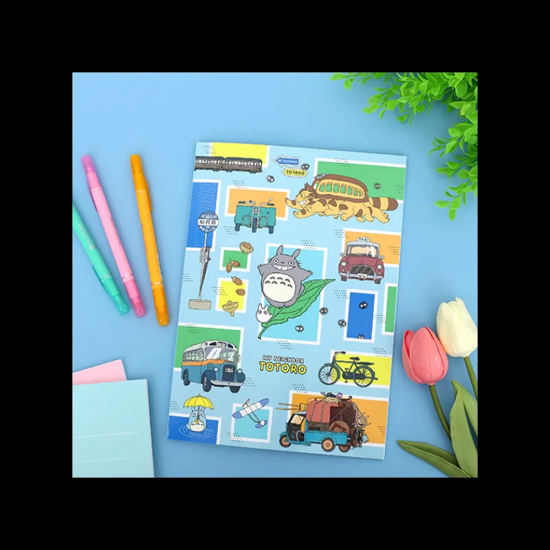 Maison Ghibli Notebook Vehicles 18,2×25,7 cm - My Neighbor Totoro | Notebooks And Notepads