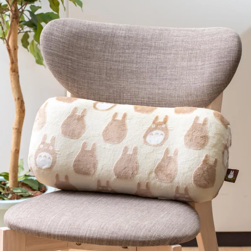 Maison Ghibli Opalised block cushion Totoro silhouette  - My Neighbor Totoro | Furniture