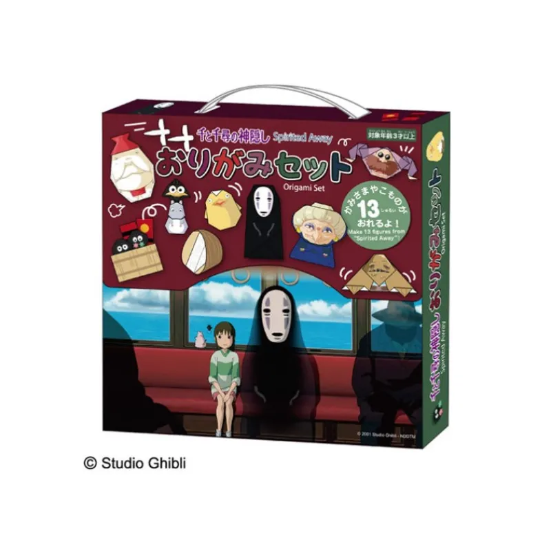 Maison Ghibli Origami Set Chihiro & No Face on the train - Spirited Away | Arts And Crafts