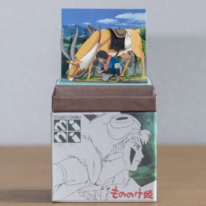 Maison Ghibli Paper Craft Ashitaka et Yakul - Princess Mononoke | Arts And Crafts