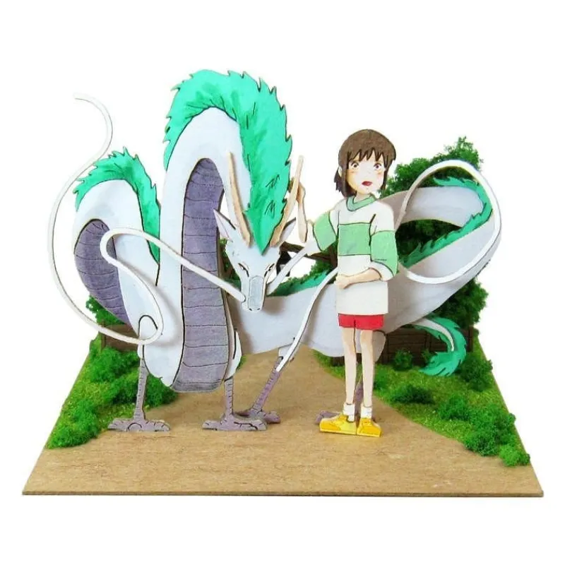 Maison Ghibli Paper Craft Haku dragon & Chihiro - Spirited Away | Arts And Crafts