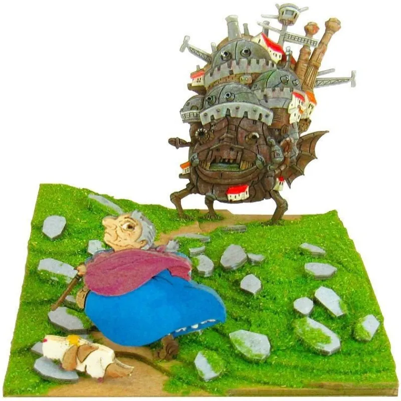 Maison Ghibli Paper Craft Howl's castle & Sophie  - Howl's Moving Castle | Arts And Crafts