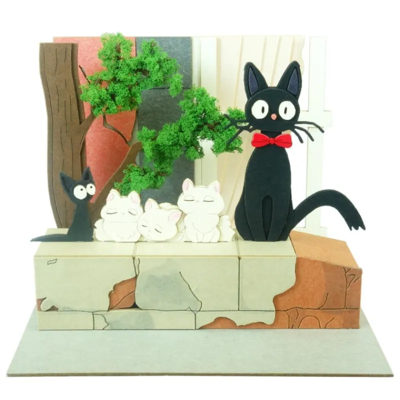 Maison Ghibli Paper Craft Jiji and kittens - Kiki’s Delivery Service | Arts And Crafts