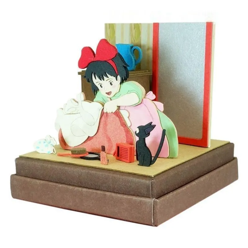 Maison Ghibli Paper Craft Kiki flies - Kiki’s Delivery Service | Arts And Crafts