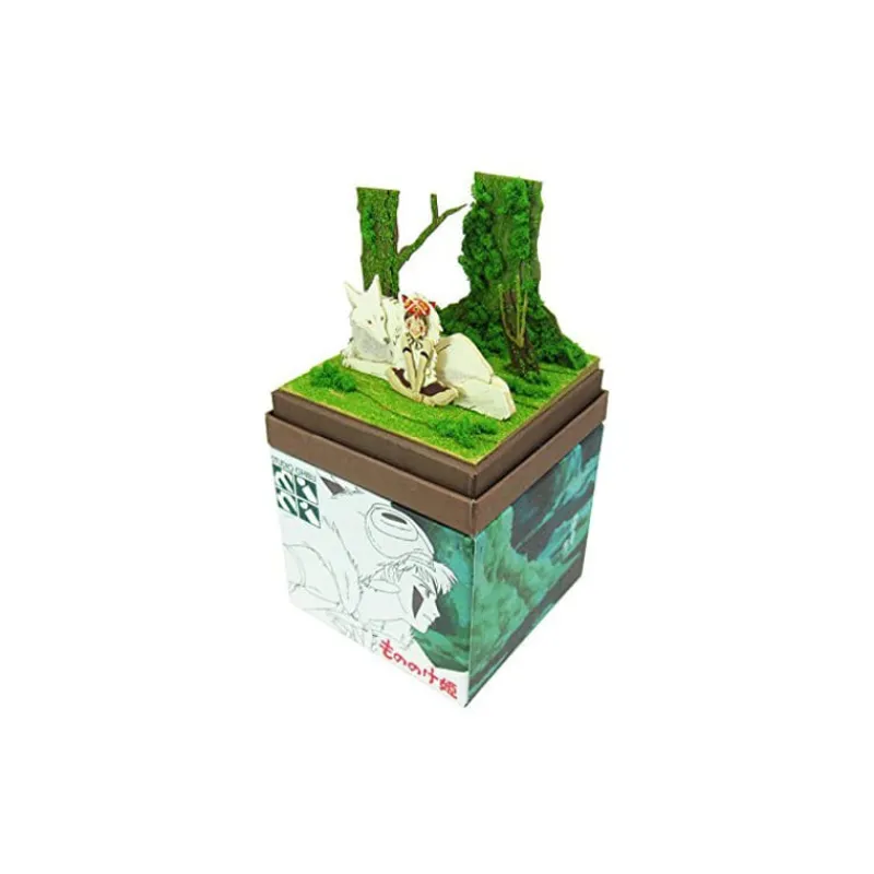 Maison Ghibli Paper Craft San & Moro Wolf - Princess Mononoke | Arts And Crafts