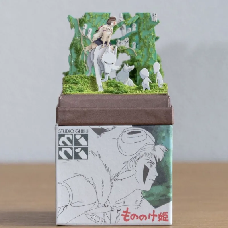 Maison Ghibli Paper Craft San, Moro and Kodama -Princess Mononoke | Arts And Crafts