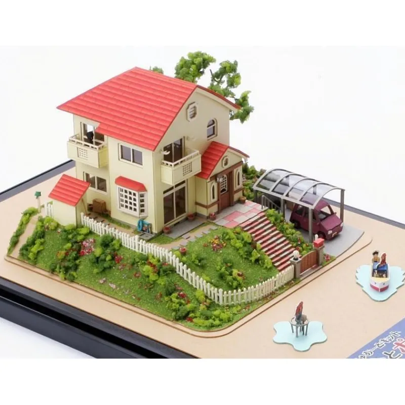 Maison Ghibli Paper Craft Sosuke & Ponyo's house - Ponyo on the Cliff | Arts And Crafts