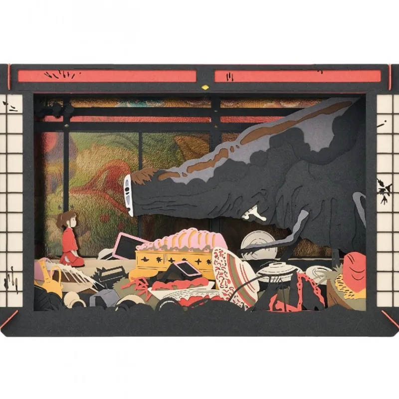 Maison Ghibli Paper Theater After the feast - Spirited Away | Arts And Crafts