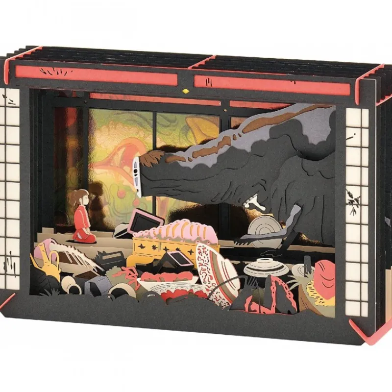 Maison Ghibli Paper Theater After the feast - Spirited Away | Arts And Crafts