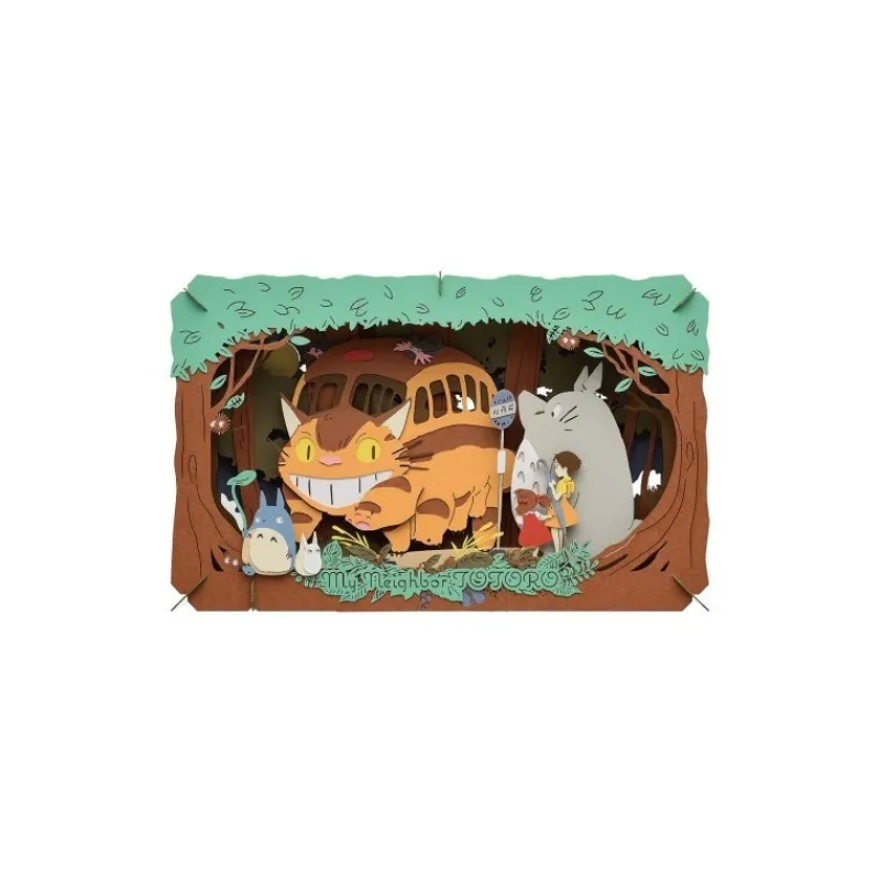 Maison Ghibli Paper Theater Catbus’ arrival - My Neighbour Totoro | Arts And Crafts