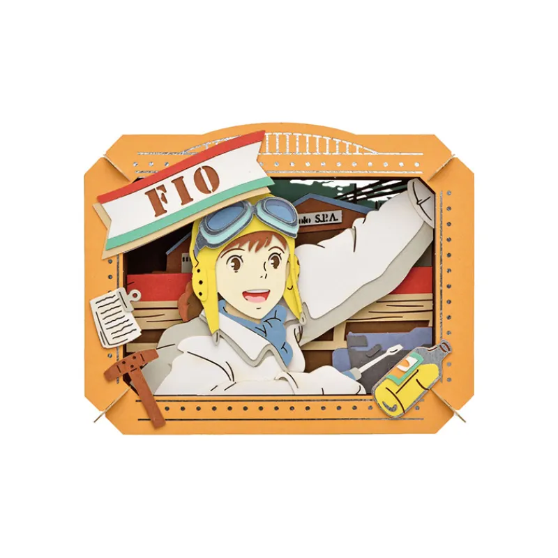 Maison Ghibli Paper Theater Fio - Porco Rosso | Arts And Crafts