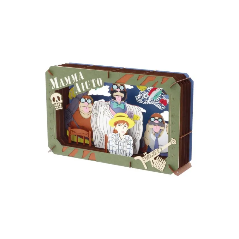 Maison Ghibli Paper Theater Grimaces - Porco Rosso | Arts And Crafts
