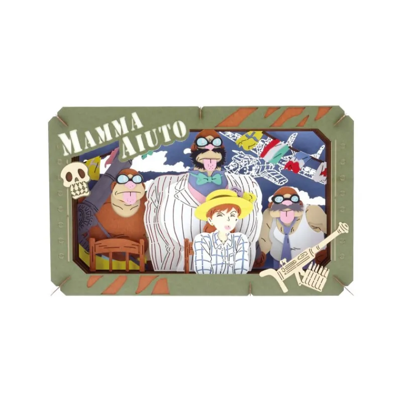 Maison Ghibli Paper Theater Grimaces - Porco Rosso | Arts And Crafts