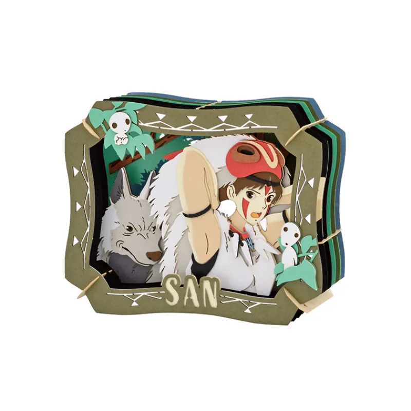 Maison Ghibli Paper Theater San - Princess Mononoke | Arts And Crafts