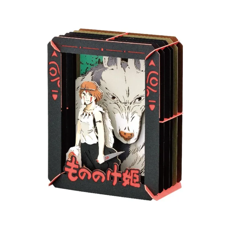 Maison Ghibli Paper theater San - Princess Mononoke | Arts And Crafts