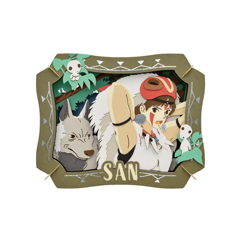 Maison Ghibli Paper Theater San - Princess Mononoke | Arts And Crafts