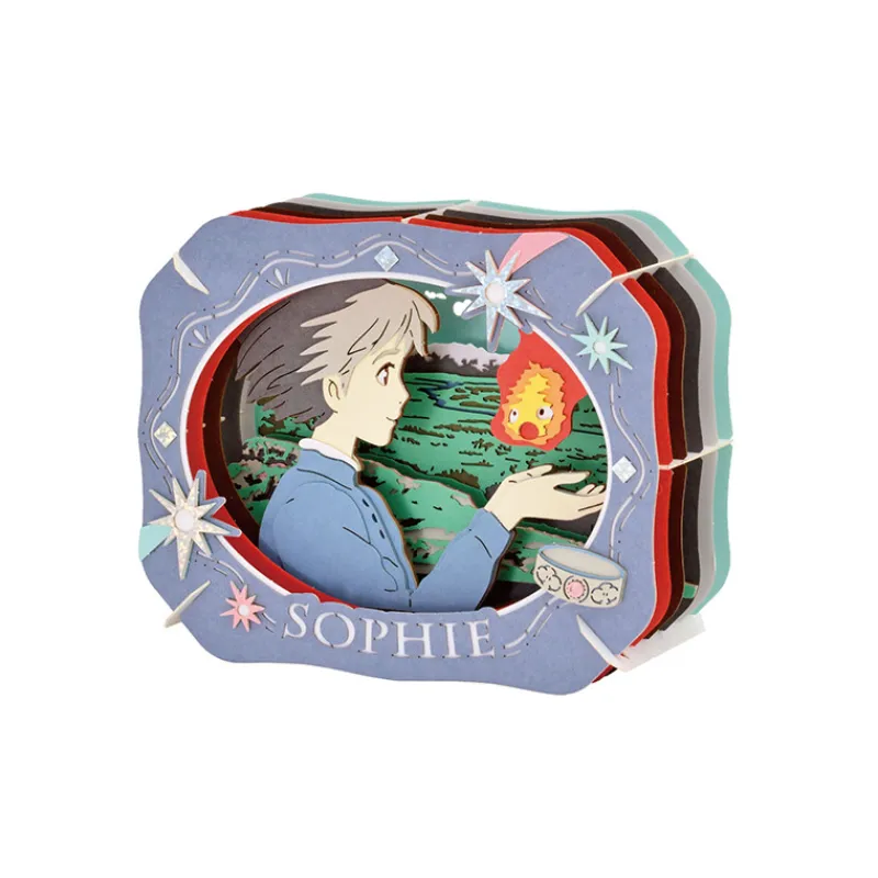 Maison Ghibli Paper Theater Sophie & Calcifer - Howl's Moving Castle | Arts And Crafts