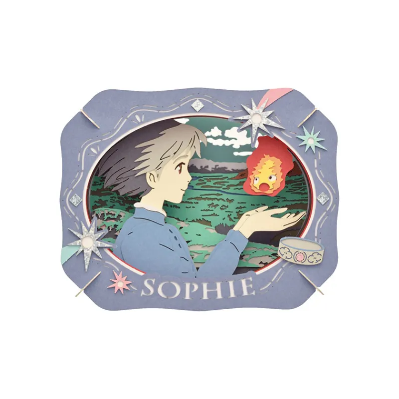 Maison Ghibli Paper Theater Sophie & Calcifer - Howl's Moving Castle | Arts And Crafts