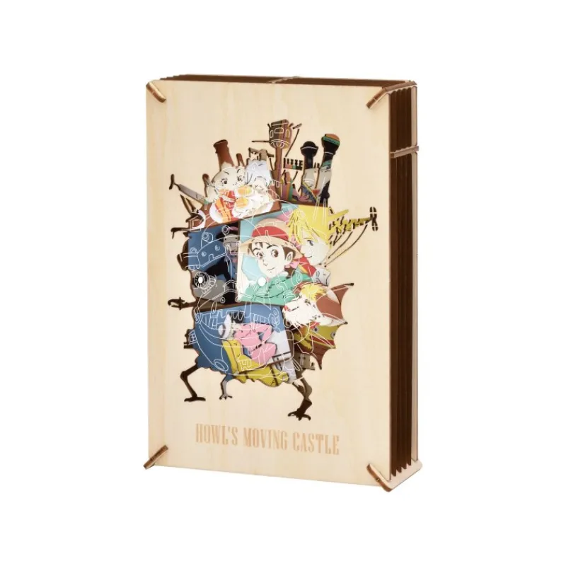 Maison Ghibli Paper Theater Two fronts - Howl's Moving Castle | Arts And Crafts