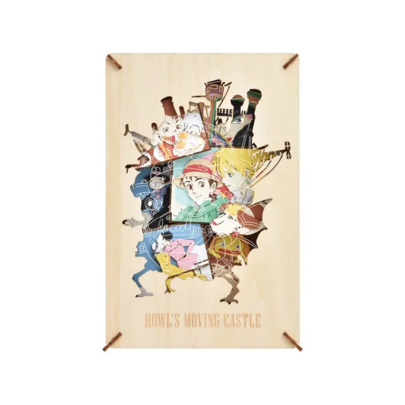 Maison Ghibli Paper Theater Two fronts - Howl's Moving Castle | Arts And Crafts