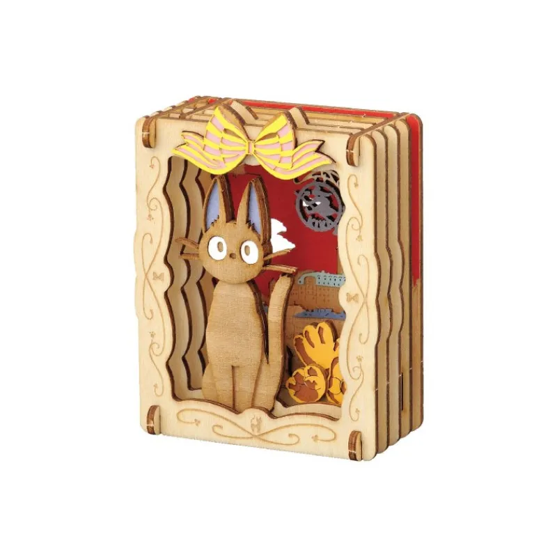Maison Ghibli Paper Theater Wood Style Jiji Bakery - Kiki’s Delivery Service | Arts And Crafts