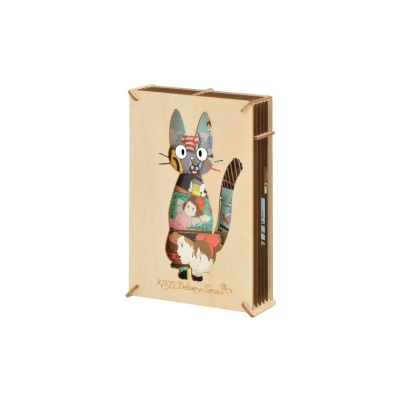 Maison Ghibli Paper Theater Wood Style Silhouette Jiji - Kiki’s Delivery Service | Arts And Crafts