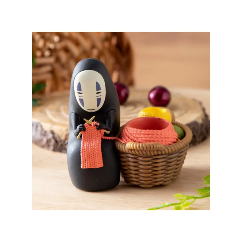 Maison Ghibli Pencil holder figurine No Face knitting - Spirited Away | Jewellery Boxes