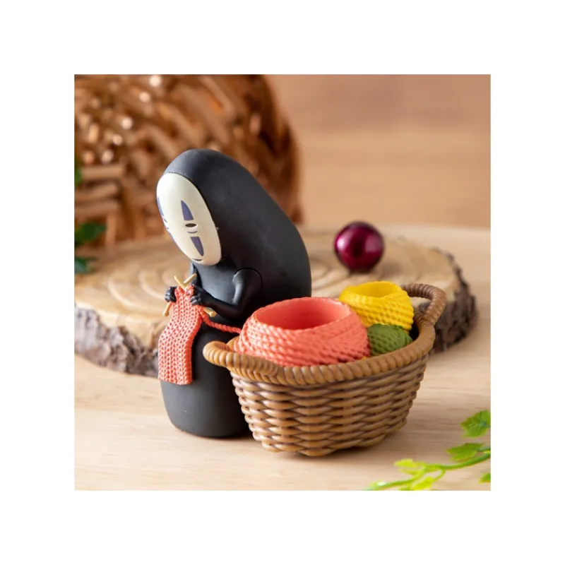 Maison Ghibli Pencil holder figurine No Face knitting - Spirited Away | Jewellery Boxes