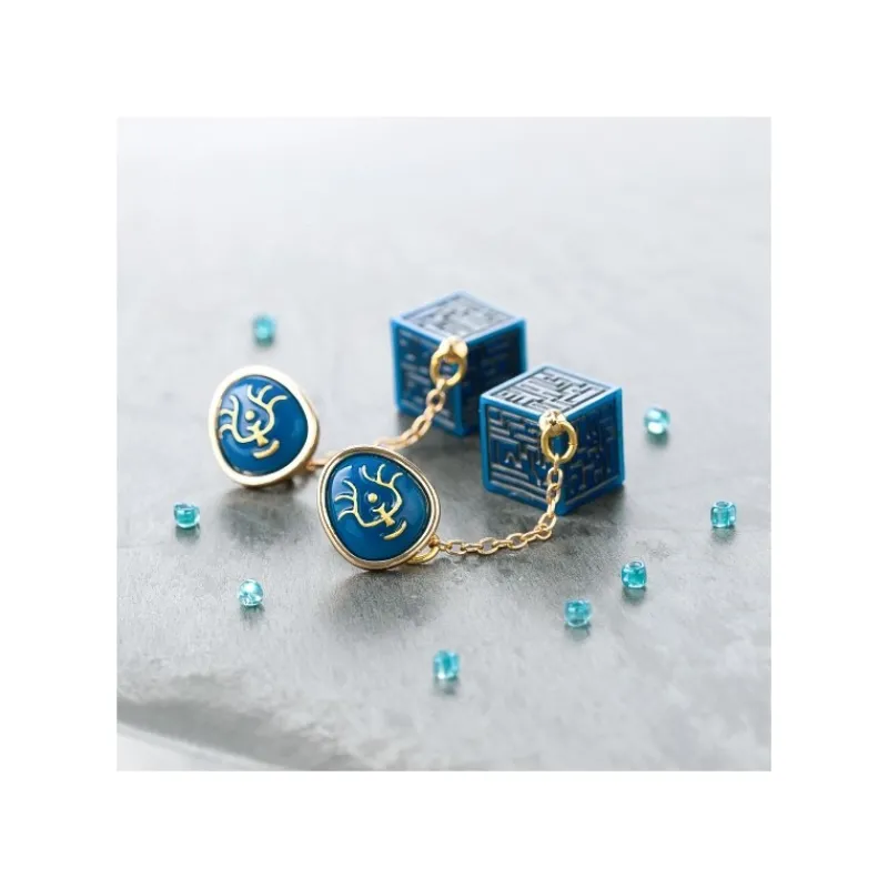 Maison Ghibli Pierced earrings Accessory series Volucite crystal & Keystone - Castl | Jewellery