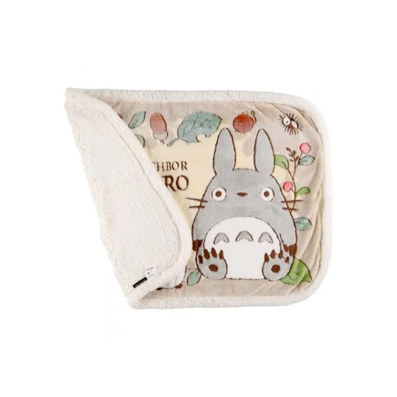 Maison Ghibli Plaid Leaves and nuts - My Neighbor Totoro | Household Linen