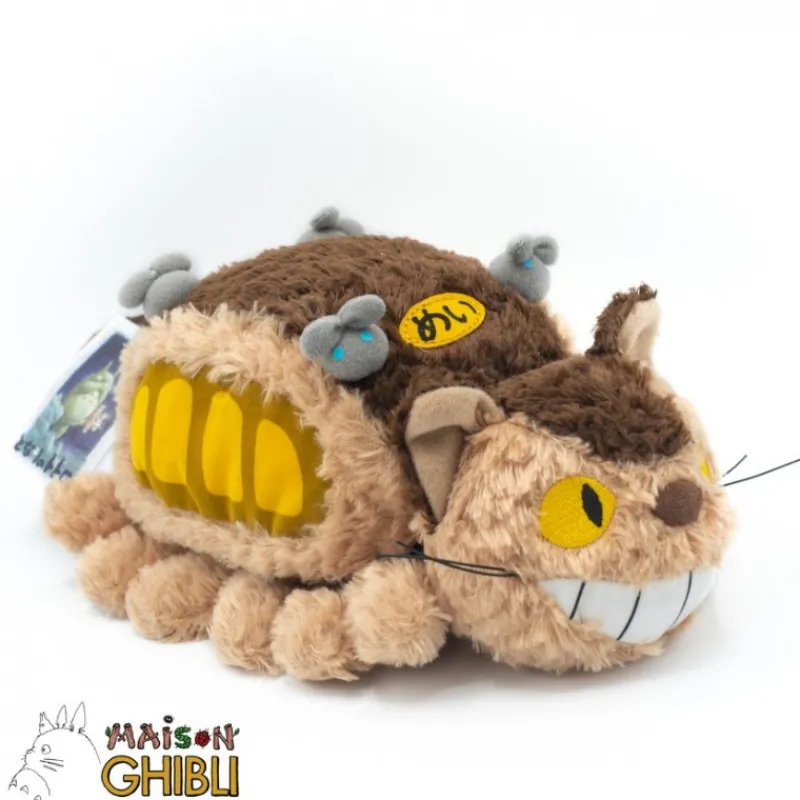 Maison Ghibli Plush Catbus Fluffy M - My Neighbor Totoro | Fluffy Plush