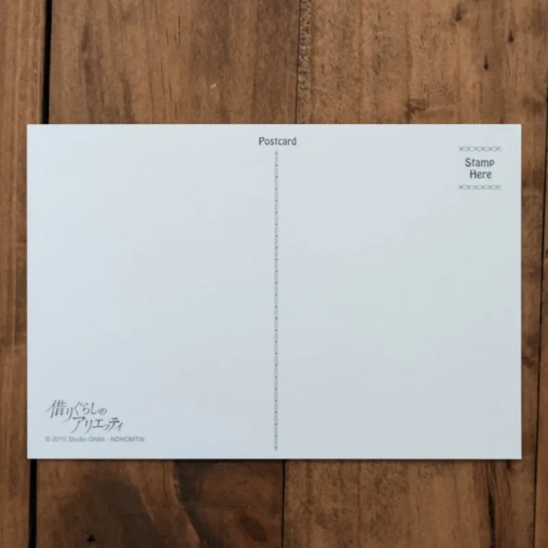Maison Ghibli Postcard - Arrietty | Postcards And Letter Papers