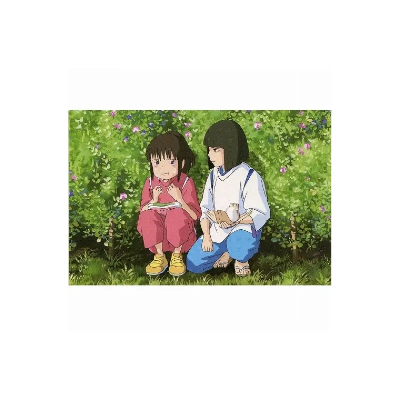 Maison Ghibli Postcard Chihiro & Haku onigiri - Spirited Away | Postcards And Letter Papers