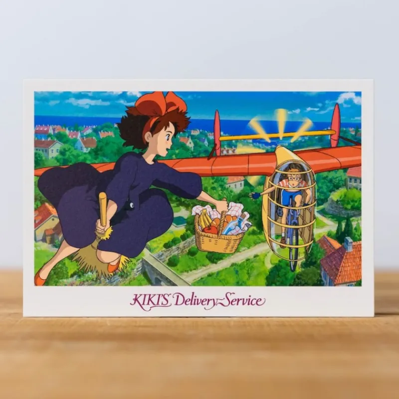 Maison Ghibli Postcard Kiki'S Delivery Service  - Kiki'S Delivery Service | Postcards And Letter Papers
