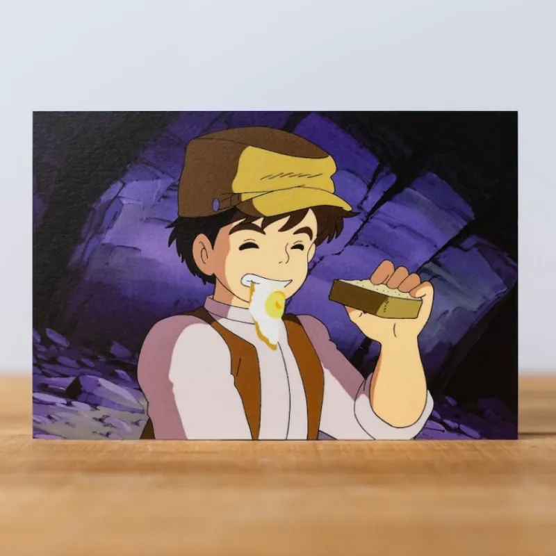 Maison Ghibli Postcard Pazu Snack - Castle in the Sky | Postcards And Letter Papers